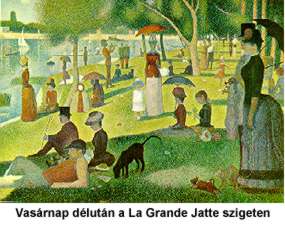 Seurat: Vasrnap dlutn a La Grande Jatte szigeten