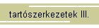 tartszerkezetek III